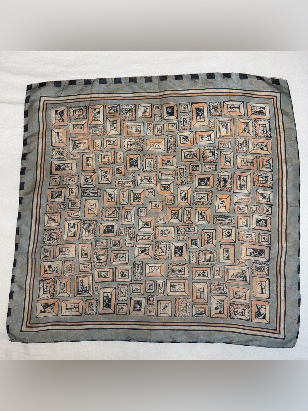 Vintage Art Print Square Scarf
